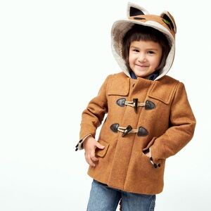 Little Goodall Fantastic Fox Coat. Size 2T